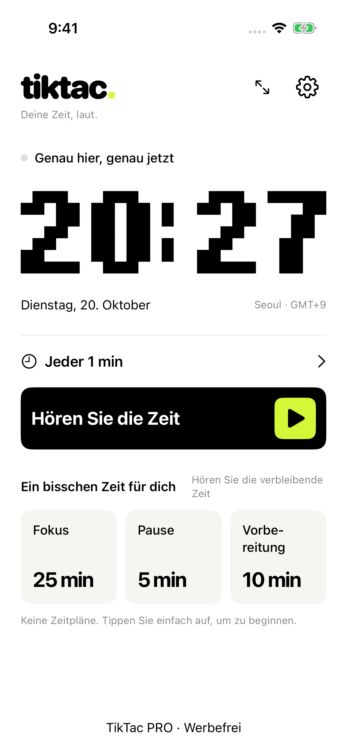 TikTac · Deutsch