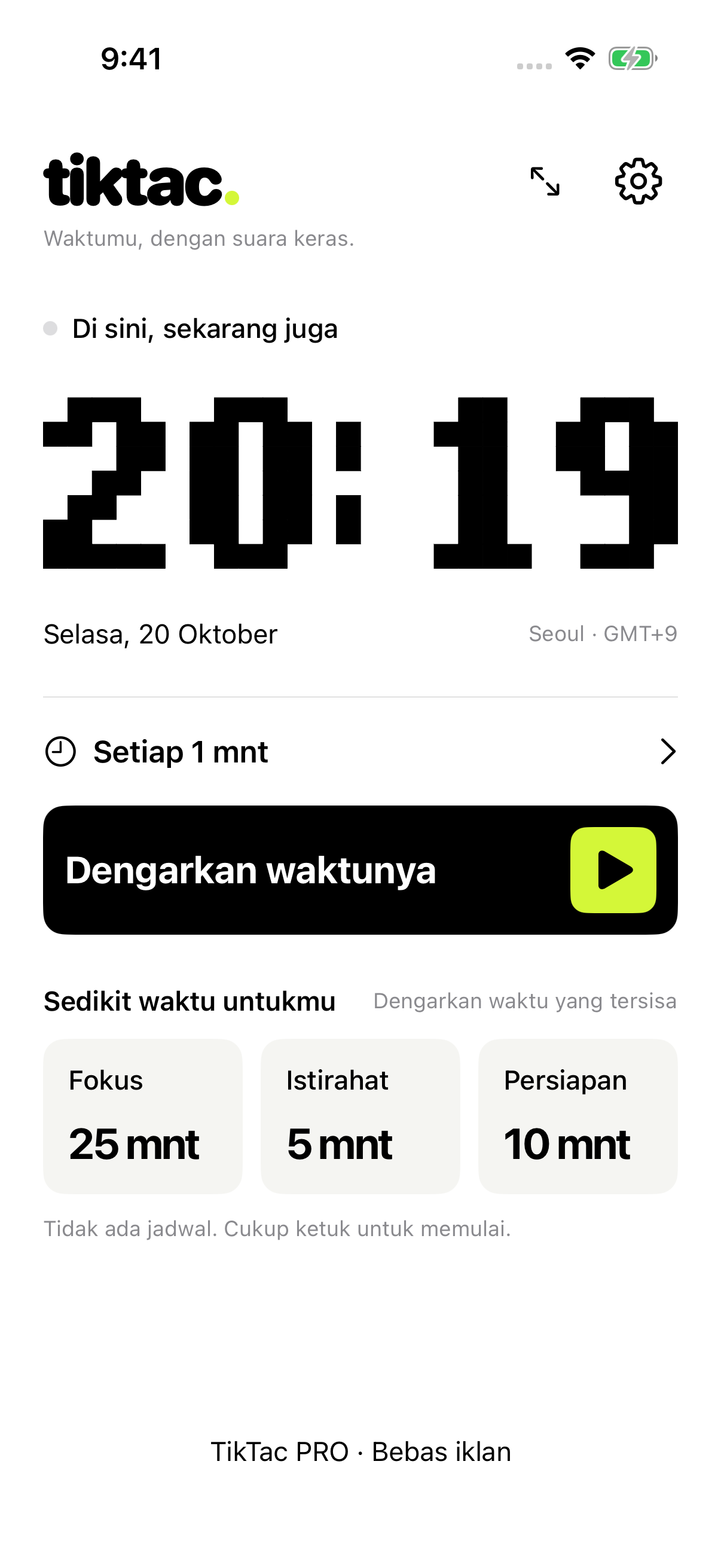 TikTac · Bahasa Indonesia