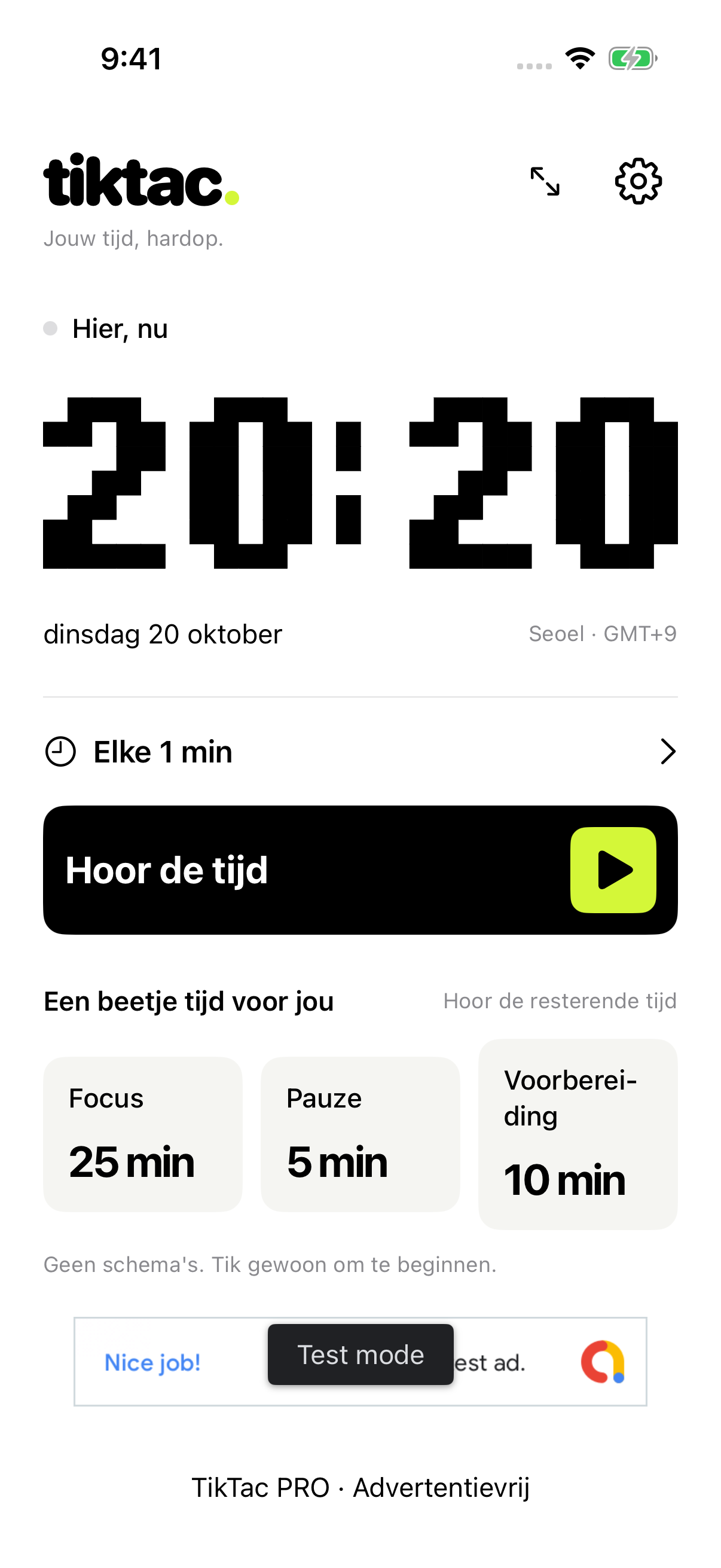 TikTac · Nederlands